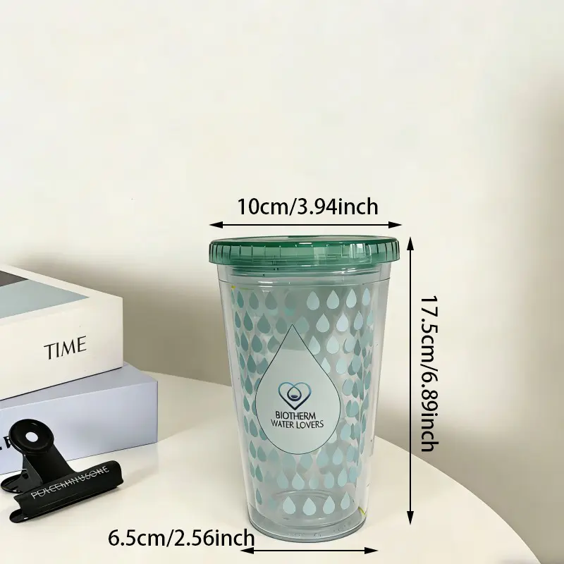 16oz ekoloji cəhətdən təmiz təkrar istifadə edilə bilən plastik kubok