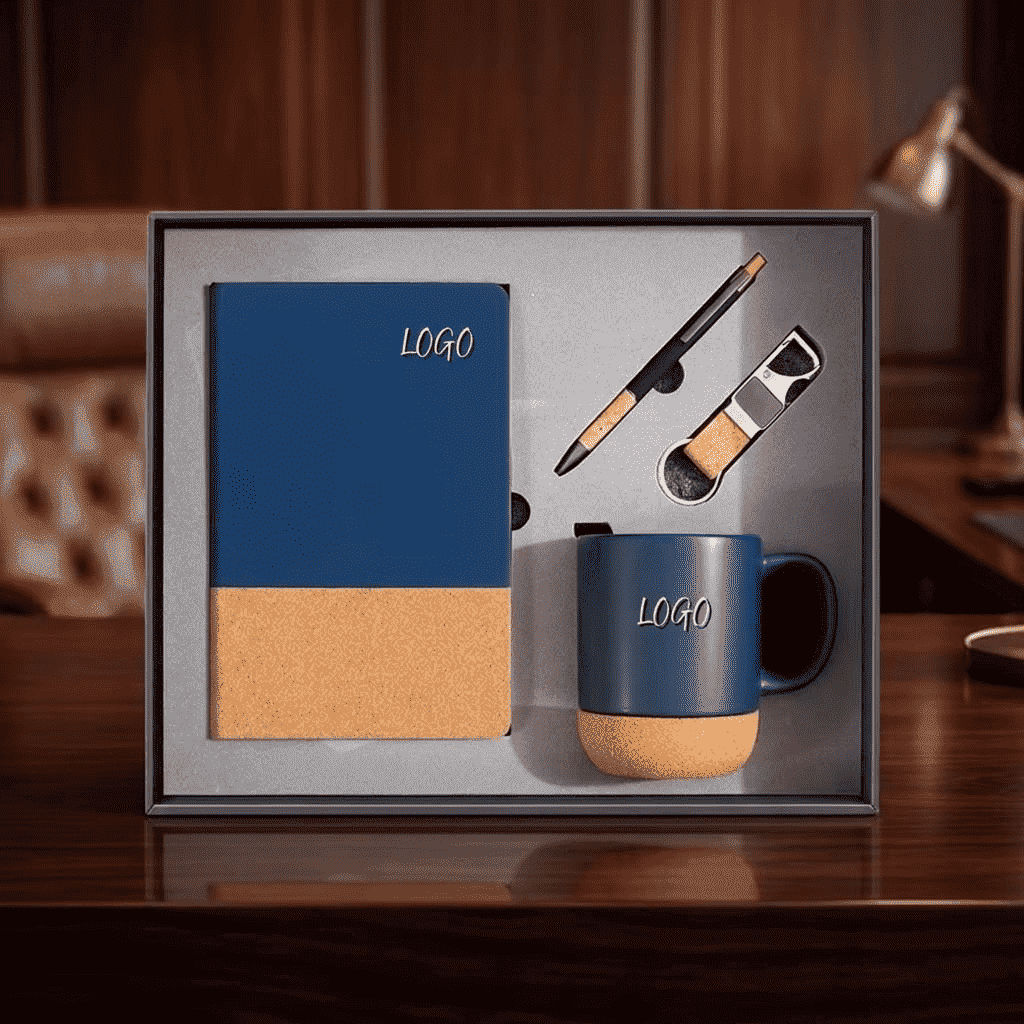 Premium Cork Accent Korporativ Hədiyyə Dəsti