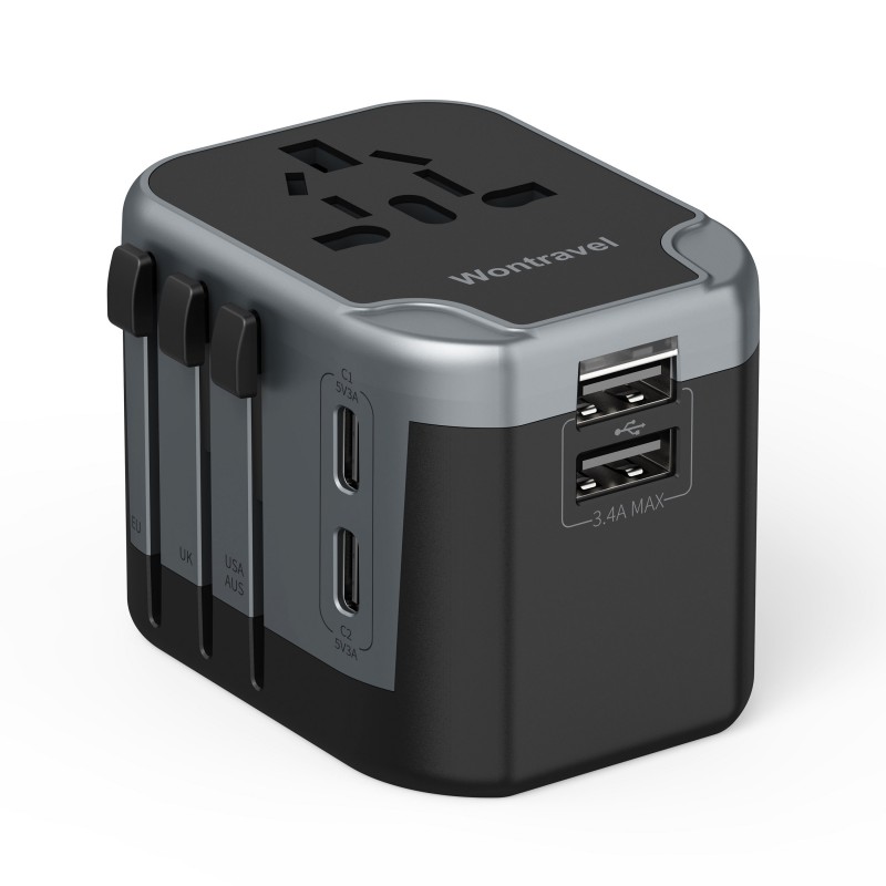 Qlobal İstifadə üçün Universal All-in-One Beynəlxalq Səyahət Adapteri