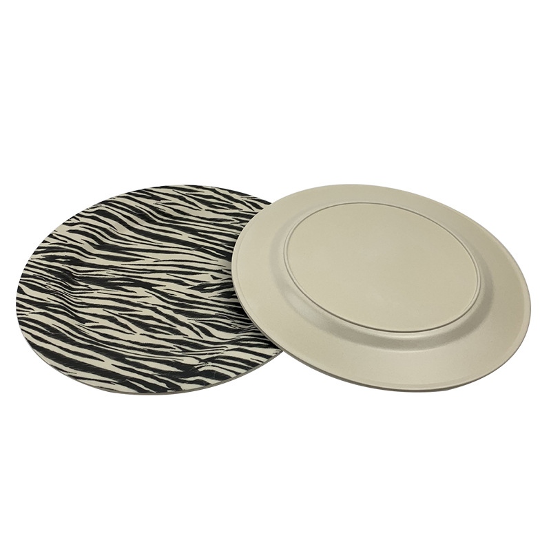 Zebra Print Bambuk Fiber Plaka